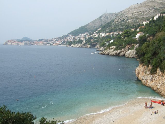 La spiaggia di sveti jakov a Dubrovnik